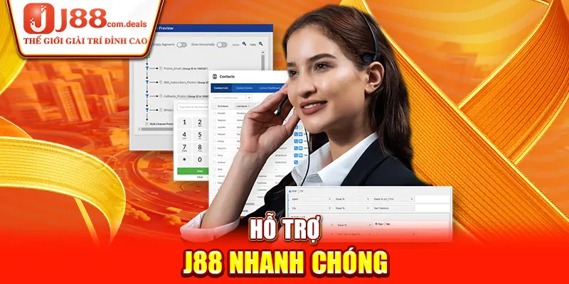 Hỗ trợ J88 nhanh chóng